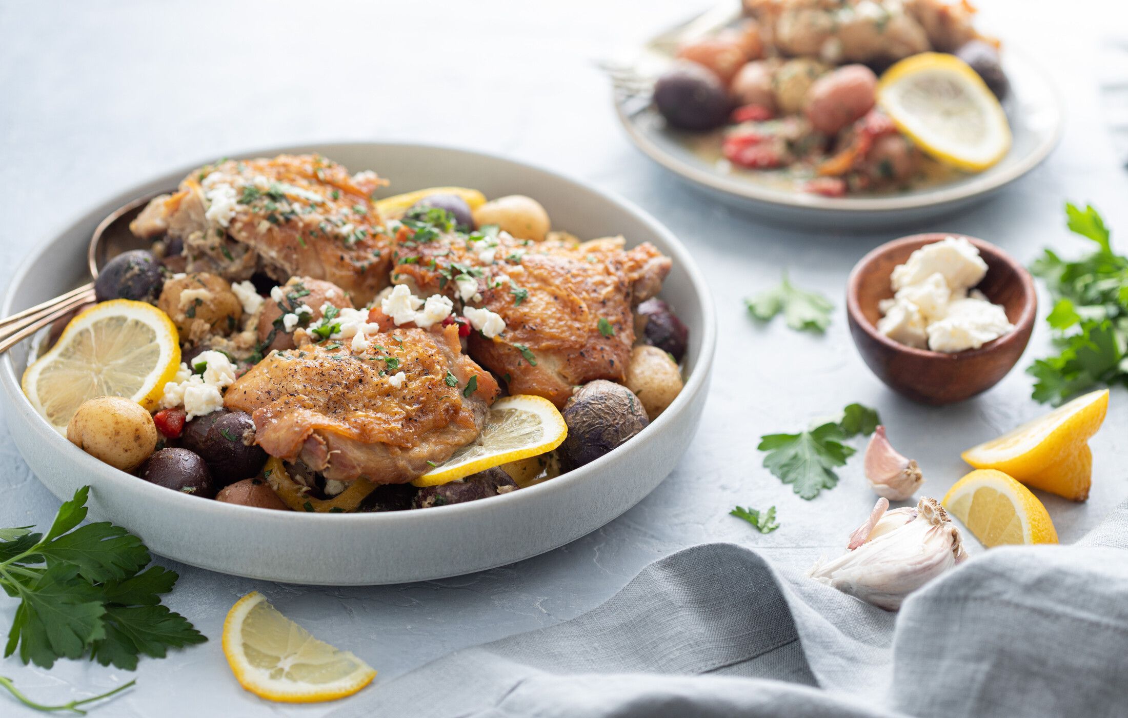 Instant Pot Greek Lemon Chicken and Potatoes-2